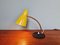 Lampada a forma di casseruola in ottone e metallo laccato giallo e nero, anni '50, Immagine 11