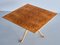 Three Legged Coffee Table in Burl Elmwood by Carl Malmsten for Carl Malmsten, Sweden, 1960s, Image 9