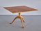 Tavolino da caffè a tre gambe in radica di olmo di Carl Malmsten per Carl Malmsten, Svezia, anni '60, Immagine 5
