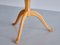 Tavolino da caffè a tre gambe in radica di olmo di Carl Malmsten per Carl Malmsten, Svezia, anni '60, Immagine 14