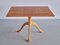 Mesa de centro de tres patas de madera de olmo de Carl Malmsten para Carl Malmsten, Suecia, años 60, Imagen 1