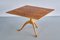 Mesa de centro de tres patas de madera de olmo de Carl Malmsten para Carl Malmsten, Suecia, años 60, Imagen 3
