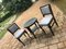 Art Deco Dining Chairs with the Table, 1920s, Set of 3 5