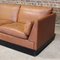 Mid-Century Scandinavian Sofa in Brown Leather 4