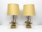 Vintage French Table Lamps in Bronze and Brass by Maison Charles, 1960s, Set of 2 1