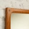 Mid-Century Square Oak Mirror by Kai Kristiansen for Aksel Kjersgaard, 1960s, Image 2