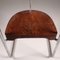 Vintage Functionalist Brown Chair 3