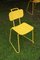 Vintage Italian Yellow Metal Chair, 1980s, Image 2