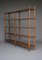 Bookshelf Shelving Unit in Brazilian Hardwood, 1960s, Image 3