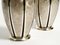 Mid-Century Modern Table Vases in Silver-Plated Brass for WMF Ikora, 1950s, Set of 2 7