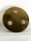 Large Vintage Round Ceiling Lamp in Bronzed Brass, Italy, 1970s, Image 6