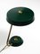 Grande Lampe de Bureau Lourde Mid-Century en Métal Vert Britannique 15