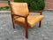 Mid-Century Danish Teak and Leather Armchairs by Illum Wikelso, 1960s, Set of 2 2