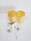 Molecular Double Light Honeycomb Flush Mounts in Fiberglass, 1950s, Set of 2 15