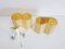 Lampade da incasso a nido d'ape a doppia luce in fibra di vetro, anni '50, set di 2, Immagine 6
