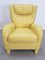 Fauteuil Moderne en Cuir Jaune de De Sede, 1980s 1