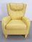 Modern Yellow Leather Lounge Chair from De Sede, 1980s 1