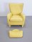Modern Yellow Leather Lounge Chair from De Sede, 1980s, Image 13