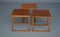 Mid-Century Nesting Tables by Kai Kristiansen for Vildbjerg Furniture Factory, 1960s, Set of 3 1