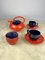 Vintage Italian Tea Set in Ceramic, 1970s, Set of 4 7