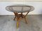 Vintage Rattan Dining Table, 1970 1