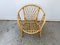 Fauteuil Corbeille Vintage en Rotin, 1970 8