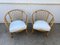 Vintage Rattan Corbeille Armchair, 1970 1