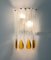 Italian Wall Sconces in Amber Murano Glass from Mazzega, 1970s, Set of 6 14