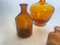 20th Century French Cobalt Orange Pharmacy Bottles, Set of 3 5