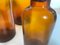 20th Century French Cobalt Orange Pharmacy Bottles, Set of 3 8