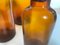 20th Century French Cobalt Orange Pharmacy Bottles, Set of 3, Image 8