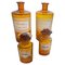 20th Century French Cobalt Orange Pharmacy Bottles, Set of 4, Image 1