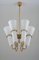 Ceiling Light in Brass and Opaline Glass attributed to Hans-Agne Jakobsson, 1950s 6