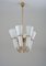 Ceiling Light in Brass and Opaline Glass attributed to Hans-Agne Jakobsson, 1950s, Image 5
