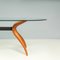 Glass and Walnut Dining Table by Maurizio Maronato and Terry Zappa, 2010s 6