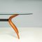 Glass and Walnut Dining Table by Maurizio Maronato and Terry Zappa, 2010s, Image 6
