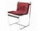 Upholstered Chair in Chromed Steel, Image 3