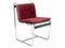 Upholstered Chair in Chromed Steel, Image 1