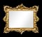 Specchio grande antico in legno dorato, Immagine 1