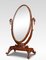 Espejo de pie vintage de caoba, Imagen 1