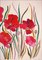 Romina Milano, Red Poppy Flower Diptychon, 2023, Acryl auf Papier 4