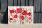 Romina Milano, Red Poppy Flower Diptychon, 2023, Acryl auf Papier 2