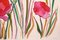 Romina Milano, Diptyque Red Poppy Flower, 2023, Acrylique sur Papier 9