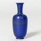 Blue Stoneware Vase by Berndt Friberg from Gustavsberg, 1950s 1
