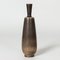 Brown Stoneware Vase by Berndt Friberg from Gustavsberg, 1950s, Image 1
