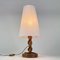 Lampe de Bureau en Rotin, Bambou et Tissu par Louis Sognot, France, 1950s 8