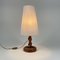 Tischlampe aus Rattan aus Bambus & Stoff von Louis Sognot, Frankreich, 1950er 3