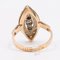 Vintage 14k Two-Tone Gold and Diamond Shuttle Ring,1970s 6