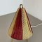 Brass & Fabric Table Light in the style of Kalkar, Austria, 1960s 6