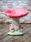 Vintage Mushroom Shaped Garden Stools in Concrete with Patina, Set of 2 3